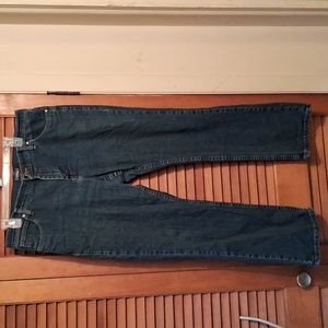 Cabela's woman size 14 short denim jeans.